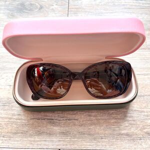 Kate Spade Kenzie Sunglasses Tortoise Frames w Case Unknown RX Lenses Oversized